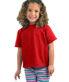 3301J Rabbit Skins Juvenile Cotton T-Shirt Red