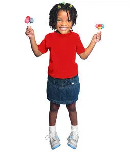 3301T Rabbit Skins Toddler Cotton T-Shirt Red