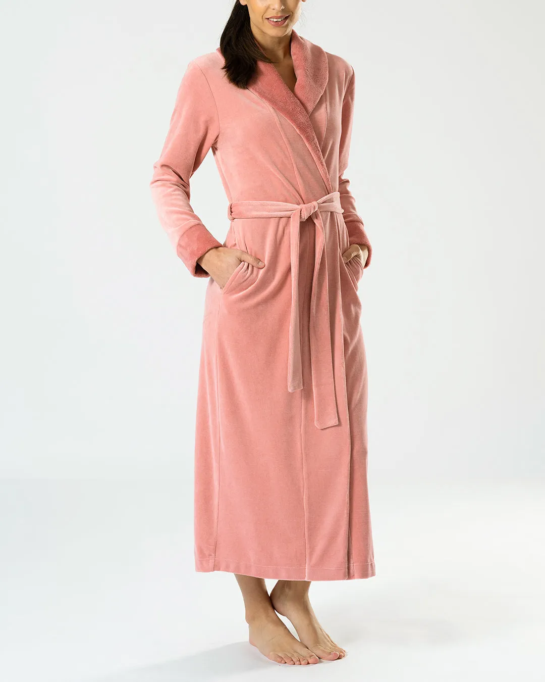 ASPEN BAMBOO NIKI BRANDY LONG ROBE