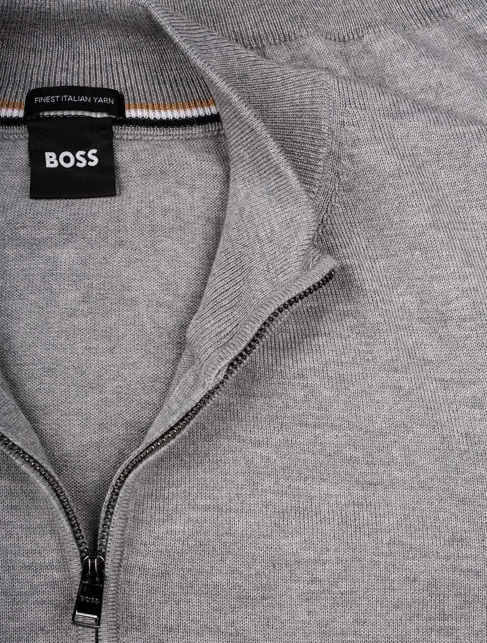 Balonso Zip UP Cardigan Silver