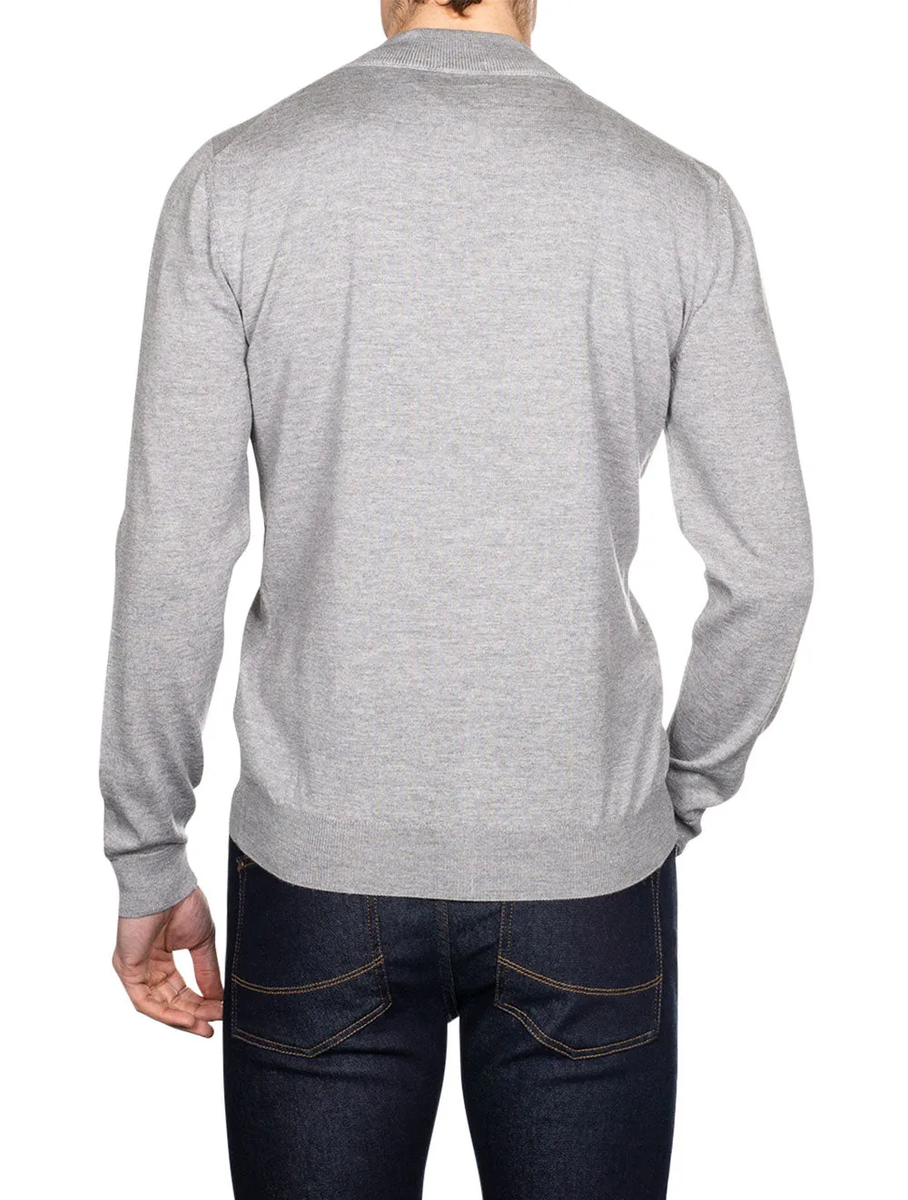 Balonso Zip UP Cardigan Silver
