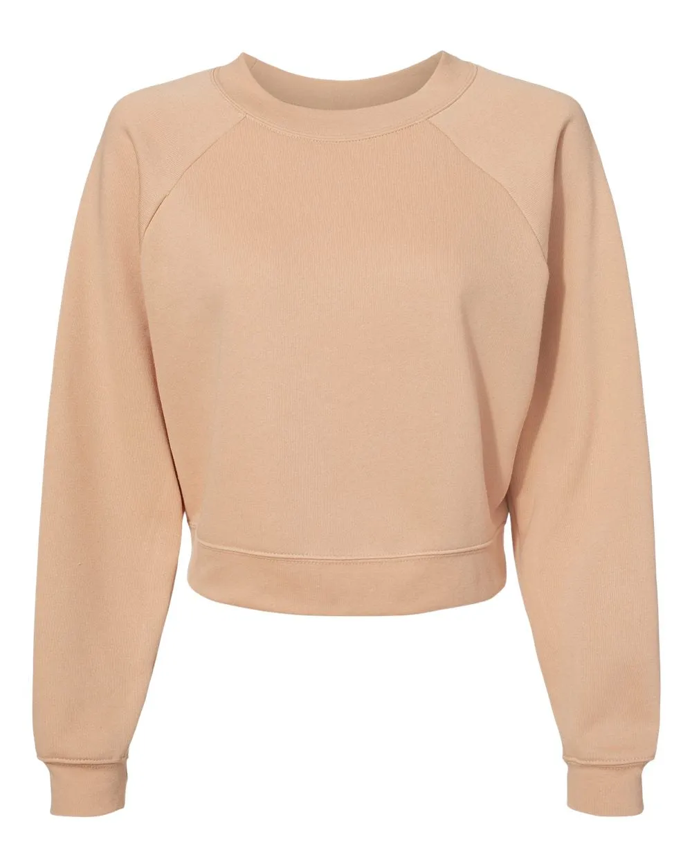 Bella   Canvas Women's Raglan Pullover Fleece 7505