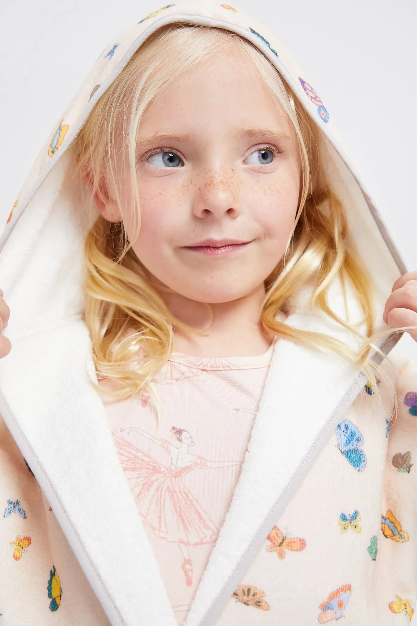 Blush Peach Madame Butterfly Robe