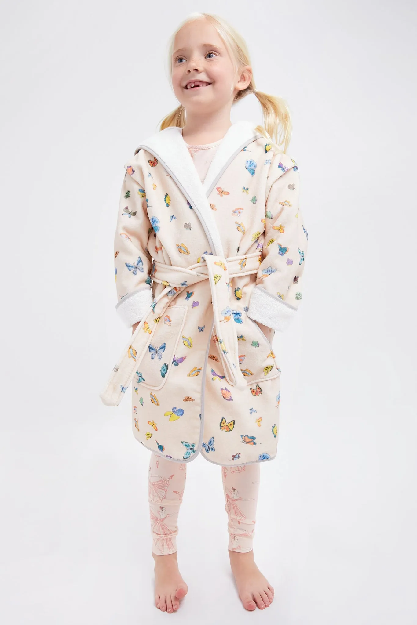 Blush Peach Madame Butterfly Robe