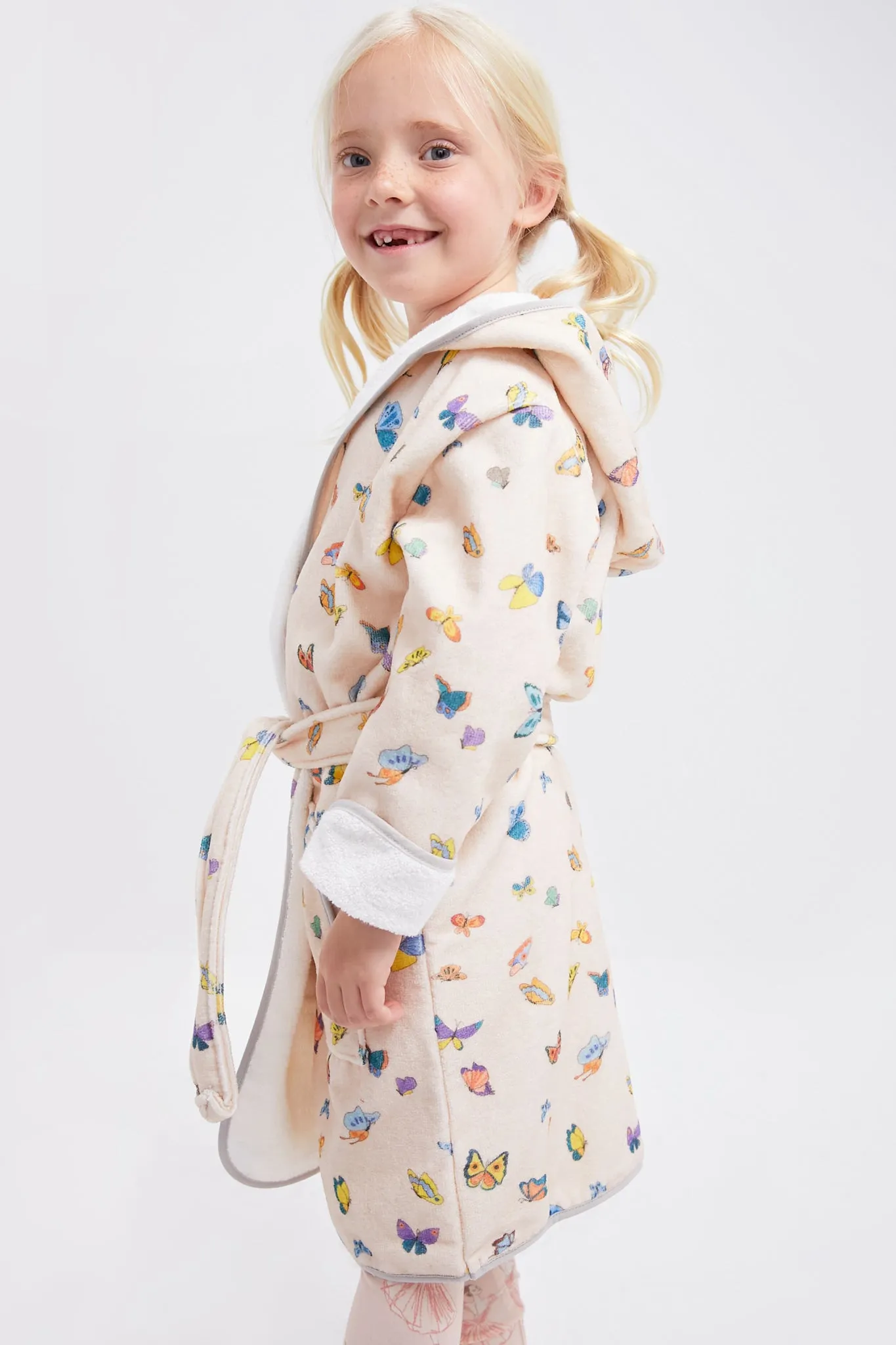 Blush Peach Madame Butterfly Robe