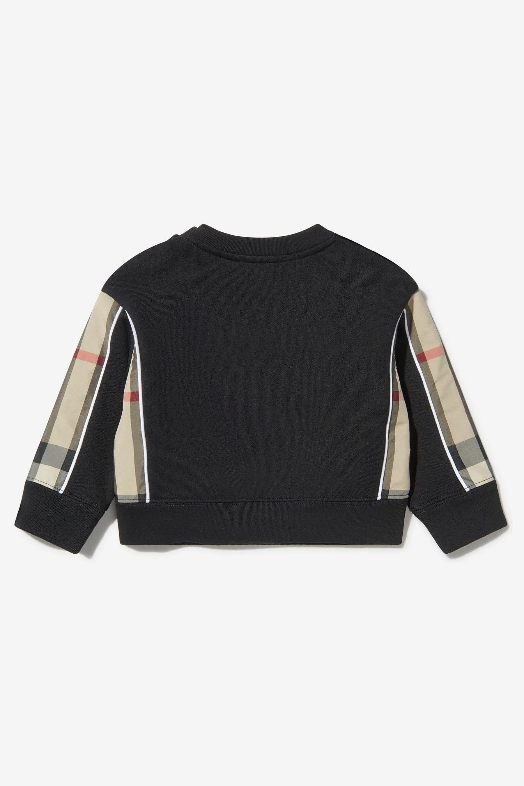 Burberry Baby Girls Cotton Check Trim Sweatshirt