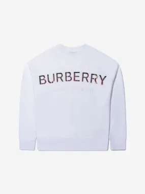 Burberry Girls Cotton Logo Sweatshirt