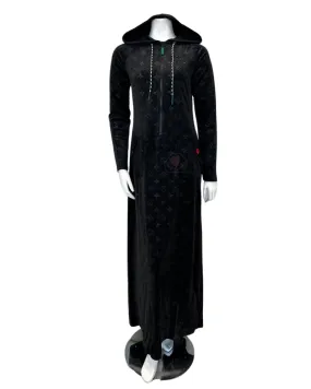 C-6645 LV Inspired Embossed Velour Lounger Morning Robe