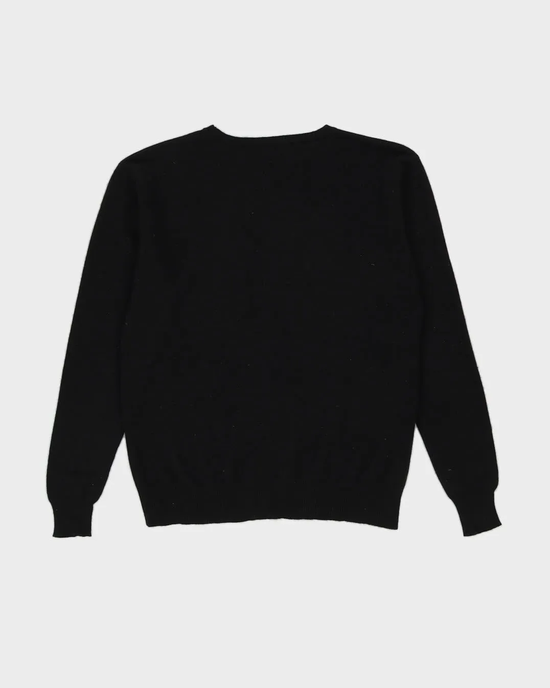 Calvin Klein Black Cashmere Knitted Jumper - S