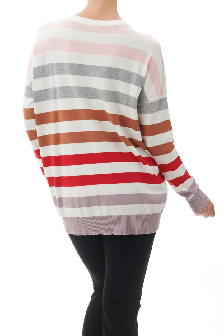 Craig Stripe Jumper | Multi