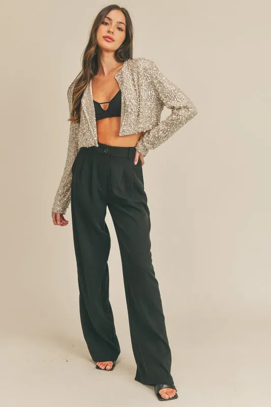 Dazzled Cardigan Crop Jacket
