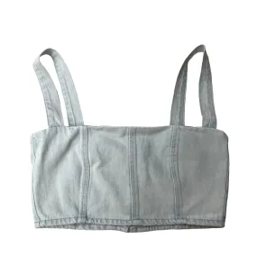 Denim Bralette - S