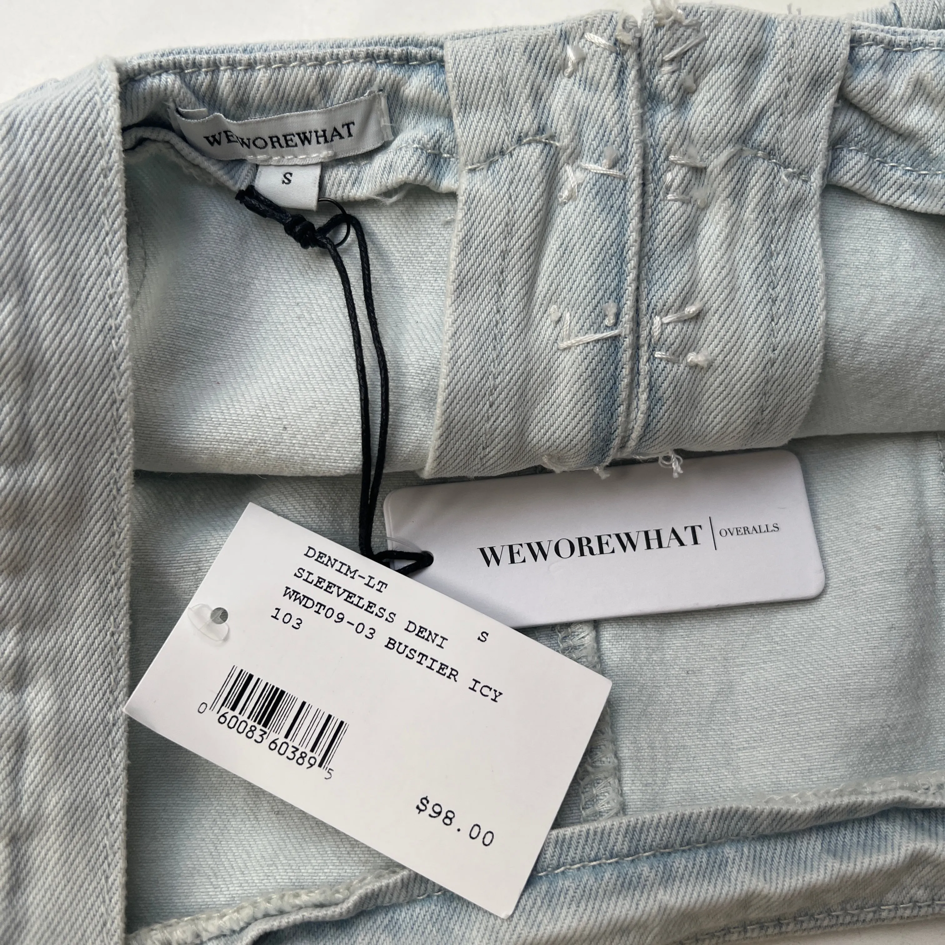 Denim Bralette - S