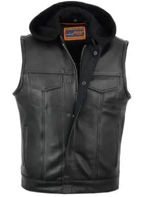 DS182 Concealed Snaps, Premium Naked Cowhide, Removable Hood & Hidden