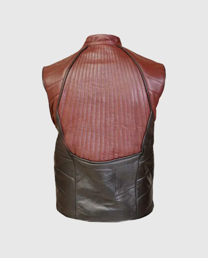 Farscape John Crichton Brown Premium Leather Vest