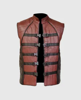 Farscape John Crichton Brown Premium Leather Vest