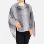 Faux Fur Poncho