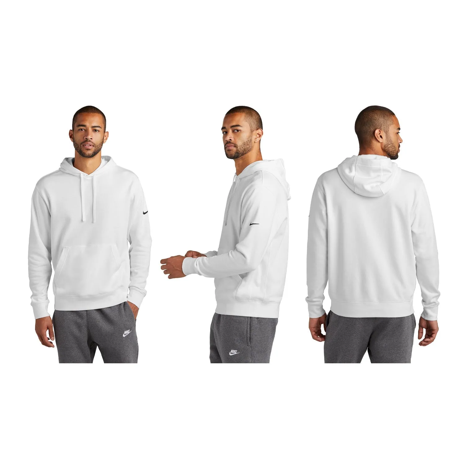 Furman Nike Hooded Sweatshirt - Diamond F & Choice of Sport