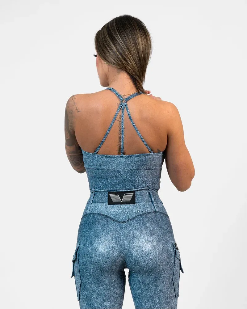 Gavelo Cargo Top - Denim