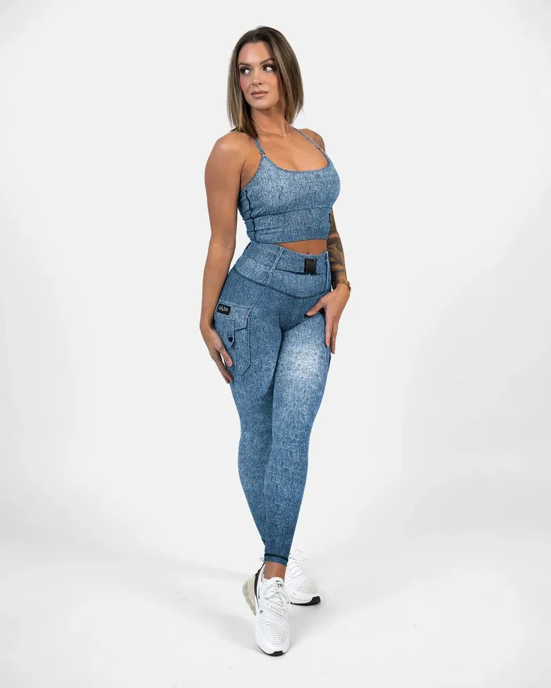 Gavelo Cargo Top - Denim