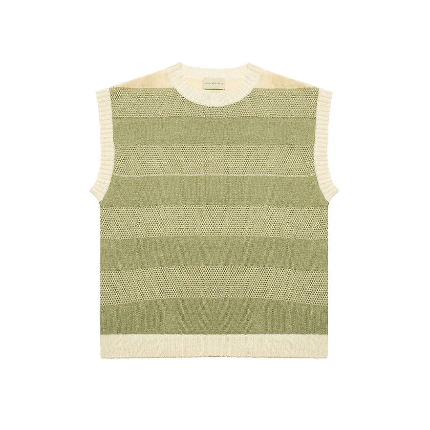 Green patterned Designer Vest | Summer essential |