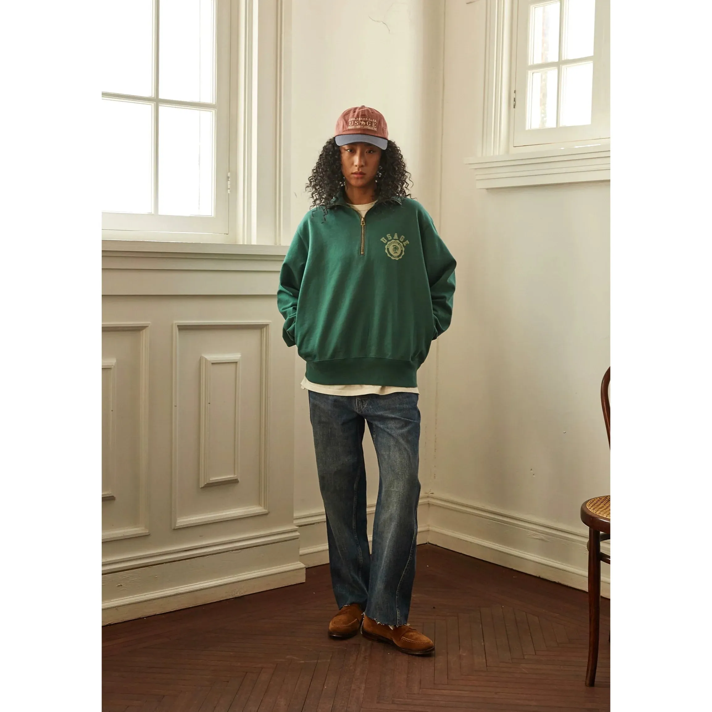 Half Zip Sweatshirt