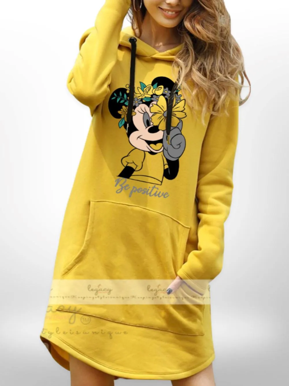 Hot Selling Hoodies For Women  Ladies Sweatshirt Dress Winter Wear  Long Length