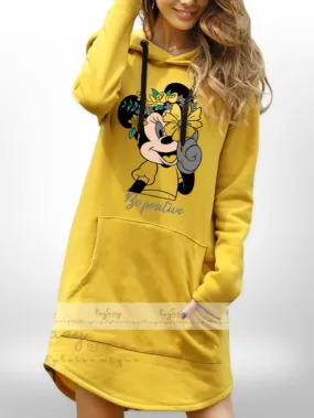 Hot Selling Hoodies For Women  Ladies Sweatshirt Dress Winter Wear  Long Length