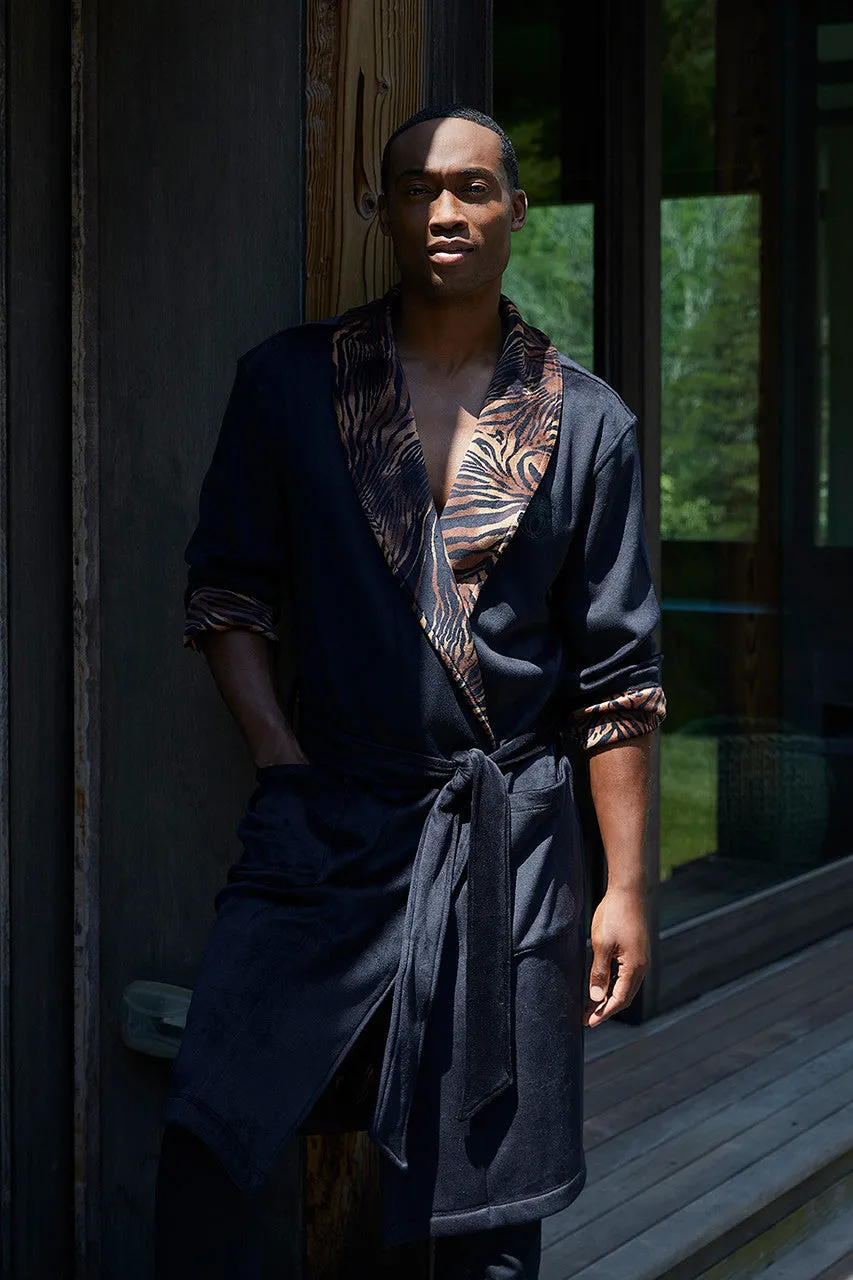 Kasem Comfort Velour Shaw Collar Robe