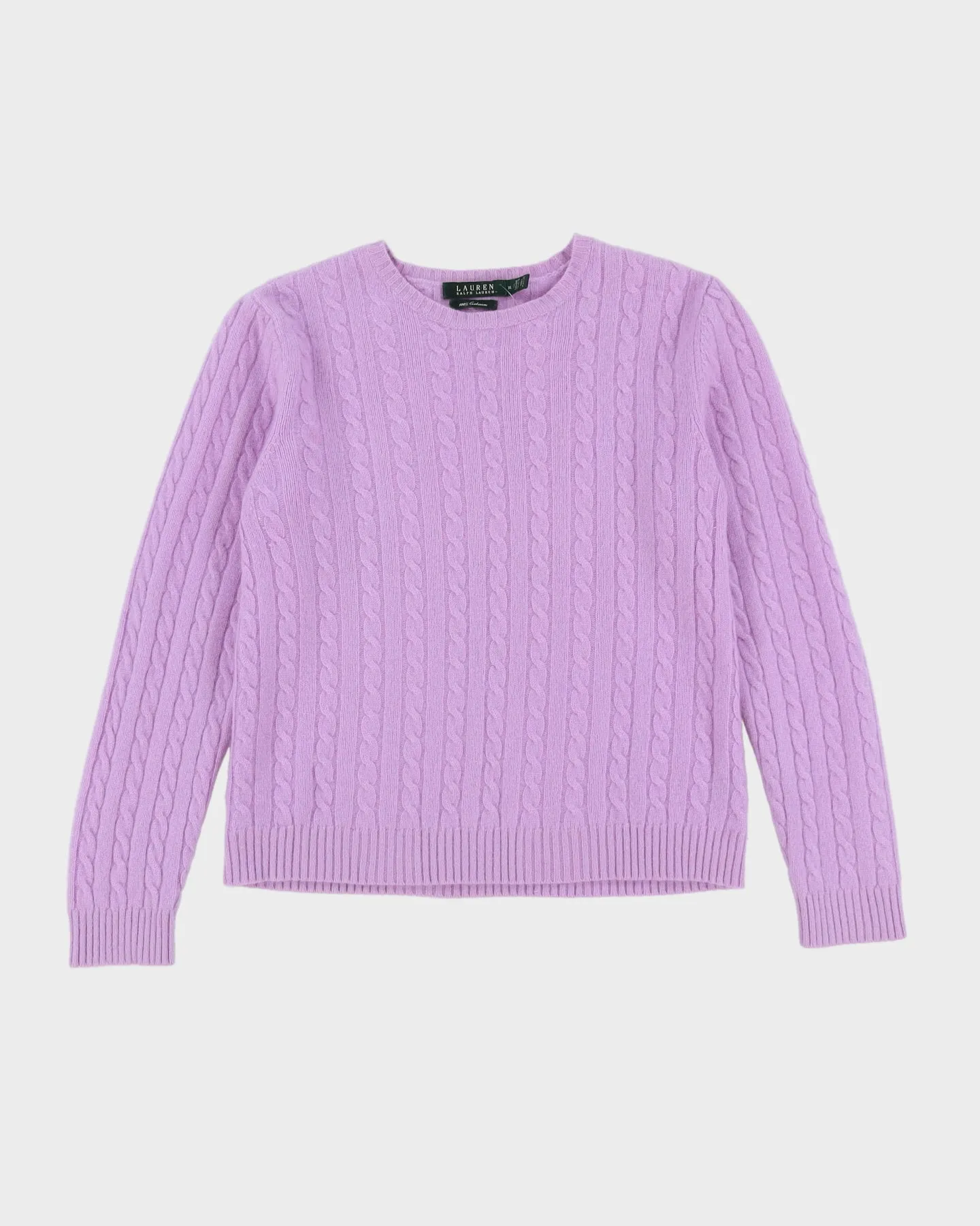 Lauren Ralph Lauren Lilac Cashmere Jumper - S / M