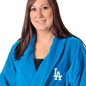 Los Angeles Dodgers Blue Terrycloth Bathrobe