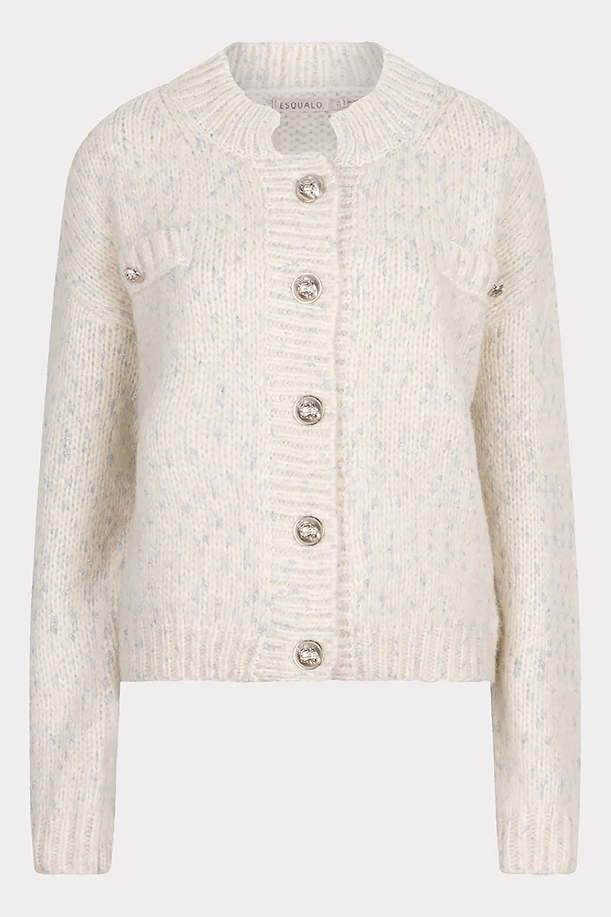 Lurex Button Cardigan