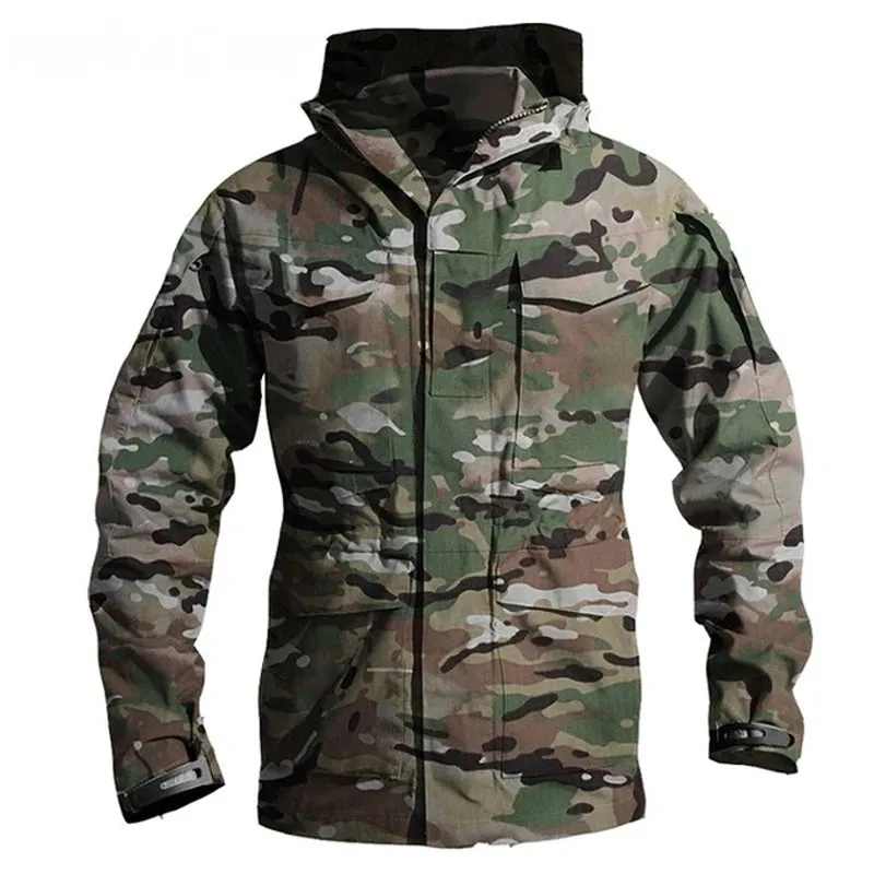 M65 Military Tactical Jackets Men Waterproof Windbreaker Male Hooded Coat