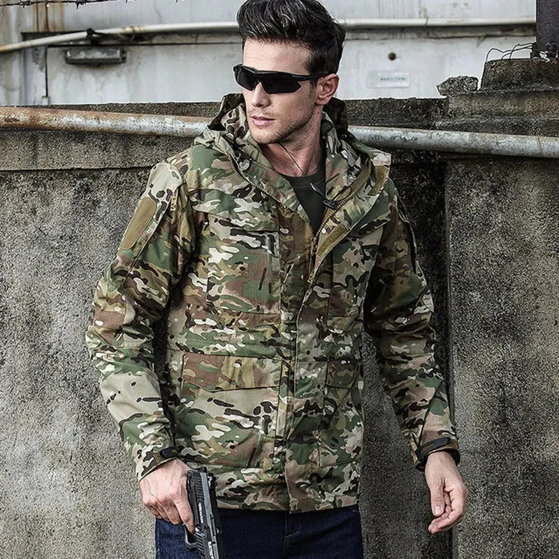 M65 Military Tactical Jackets Men Waterproof Windbreaker Male Hooded Coat