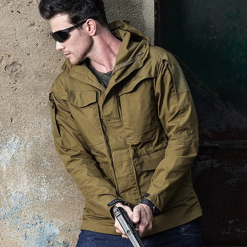 M65 Military Tactical Jackets Men Waterproof Windbreaker Male Hooded Coat