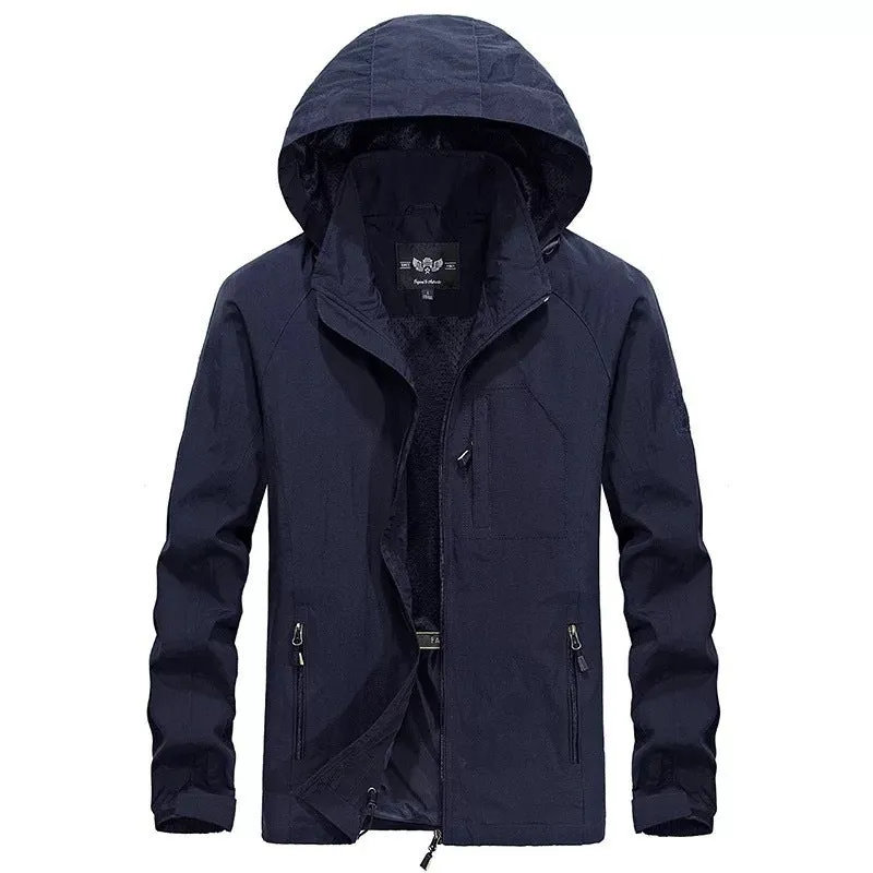 Men's Hiking Suit Waterproof Windbreaker Jacket