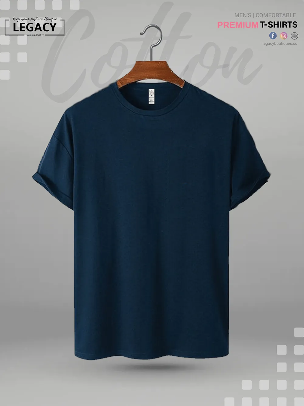 Men's Solid Color T-Shirt Legacy Boutiques | Bangladesh
