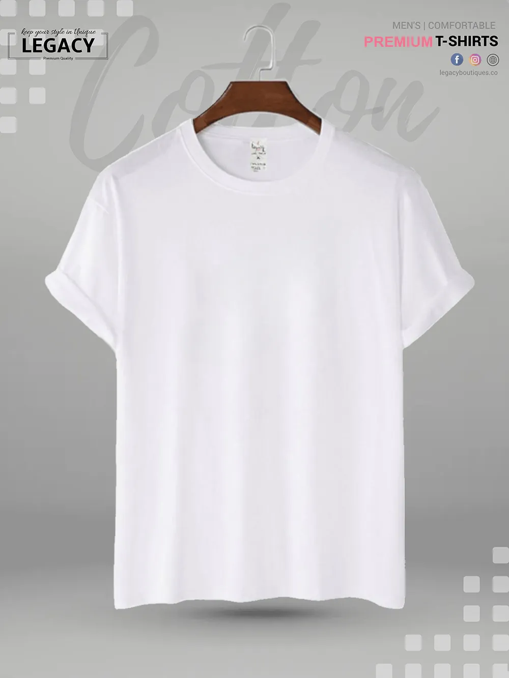 Men's Solid Color T-Shirt Legacy Boutiques | Bangladesh
