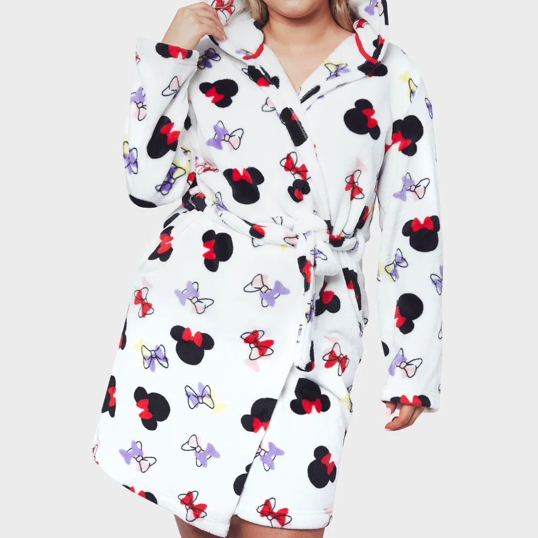 Minnie Mouse Robe Womens