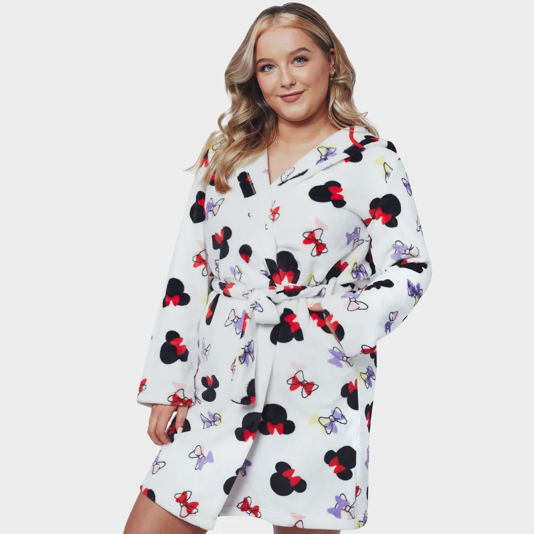 Minnie Mouse Robe Womens