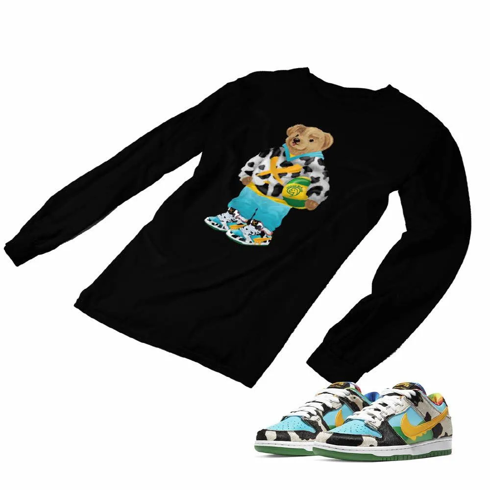 Nike Dunk Ben Jerry’s Matching Custom Designed Long Sleeve T shirt ND 1-2-21