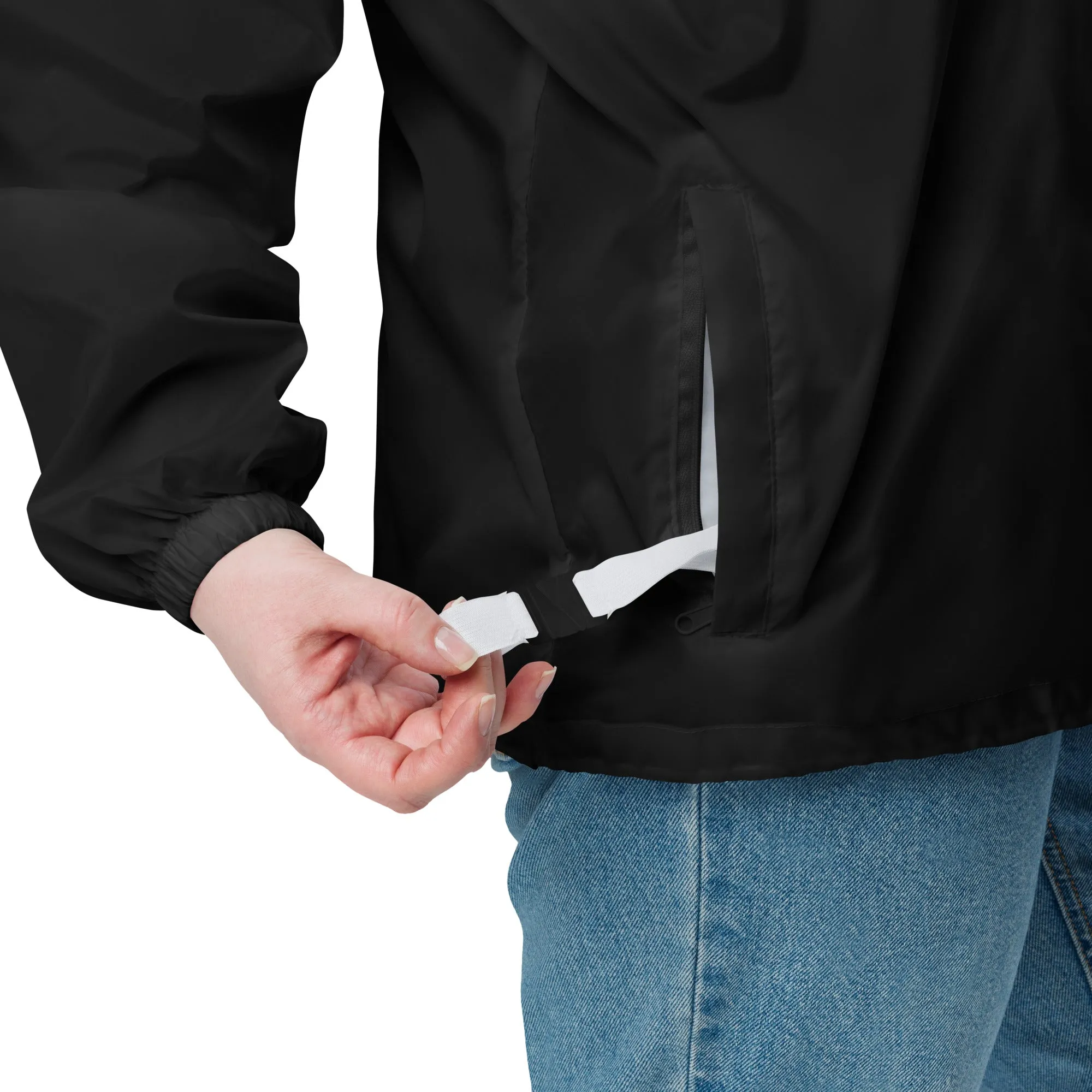 Otto's Black on Black Unisex Windbreaker
