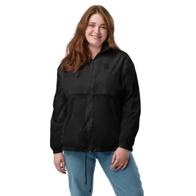 Otto's Black on Black Unisex Windbreaker
