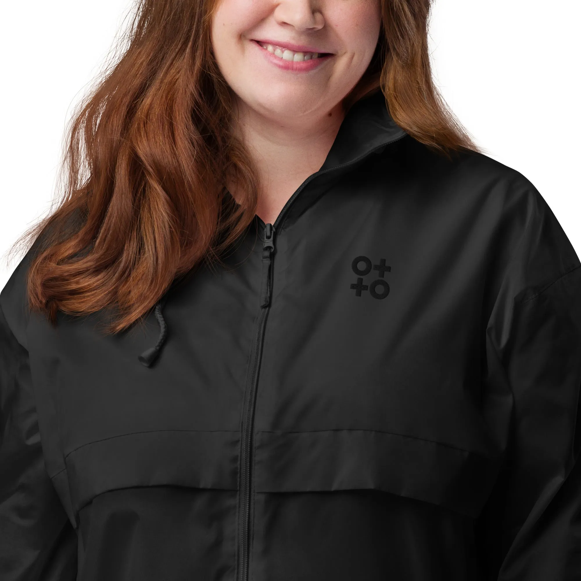 Otto's Black on Black Unisex Windbreaker