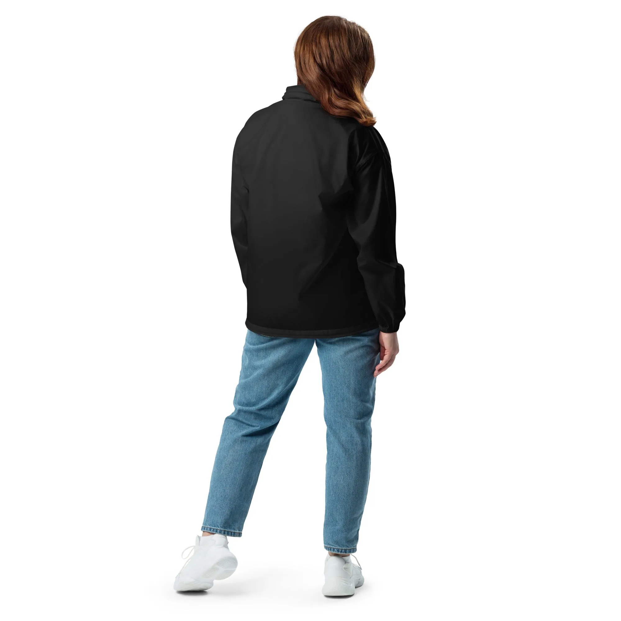 Otto's Black on Black Unisex Windbreaker
