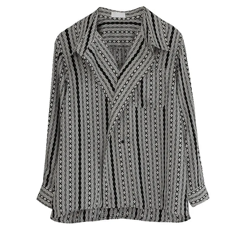 OVER SIZE DRAPE SHIRT KBQ0380