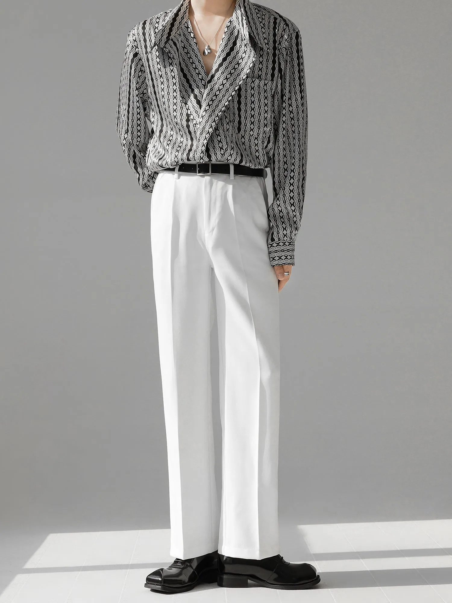 OVER SIZE DRAPE SHIRT KBQ0380