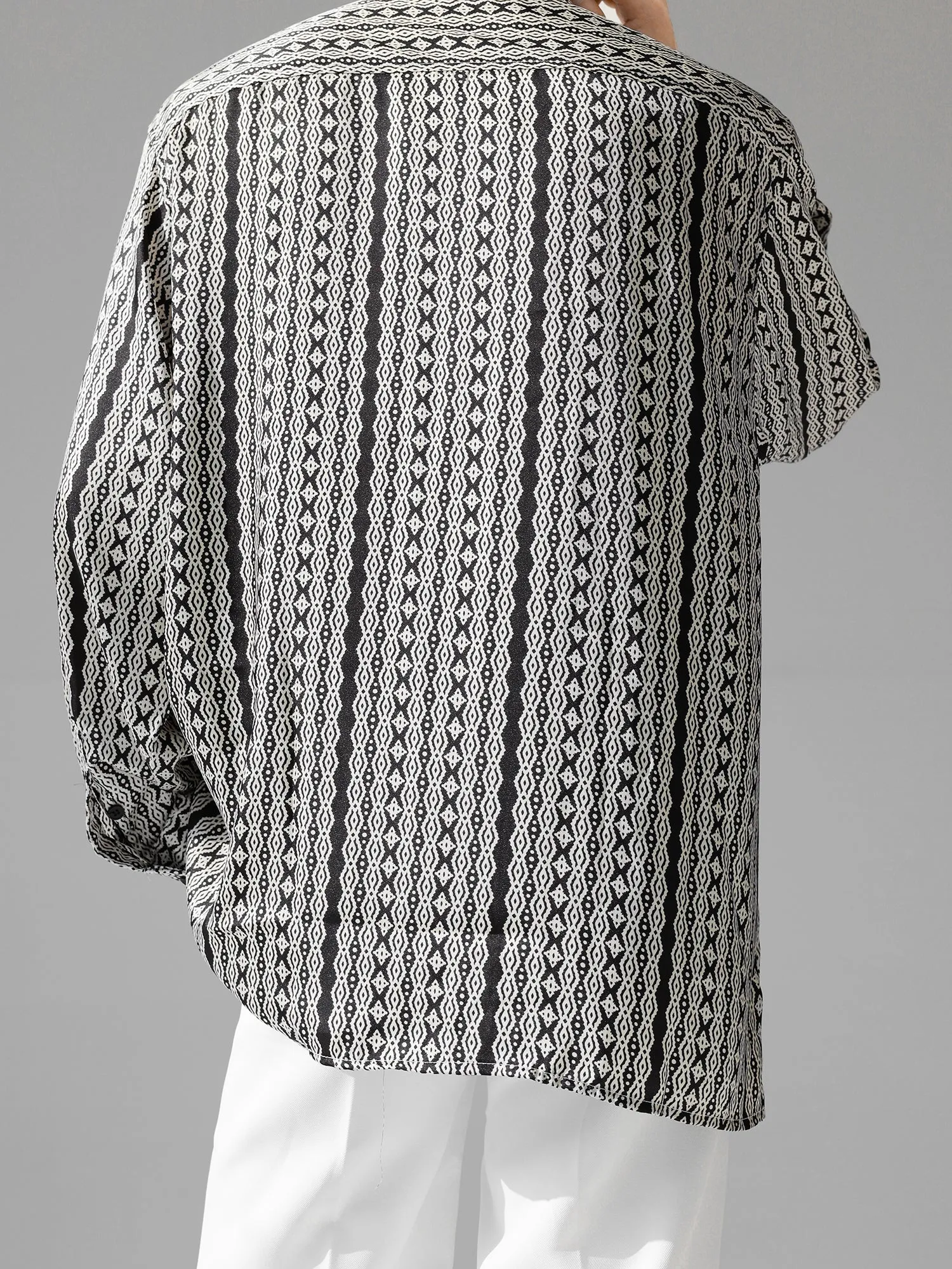 OVER SIZE DRAPE SHIRT KBQ0380