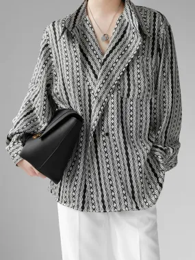 OVER SIZE DRAPE SHIRT KBQ0380