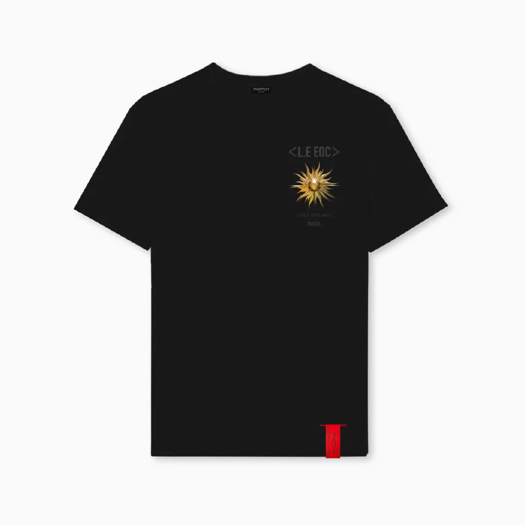 Partch x End of Code Sun T-Shirt Black Cotton